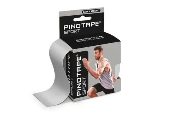 PinoTape Sports Kınesılogy Ağrı Bandı Gümüş